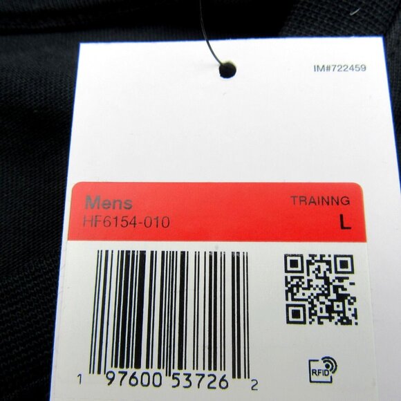 Nike Fitness Graphic T-Shirt Mens Size Large Black TEE NEW - Picture 10 of 11